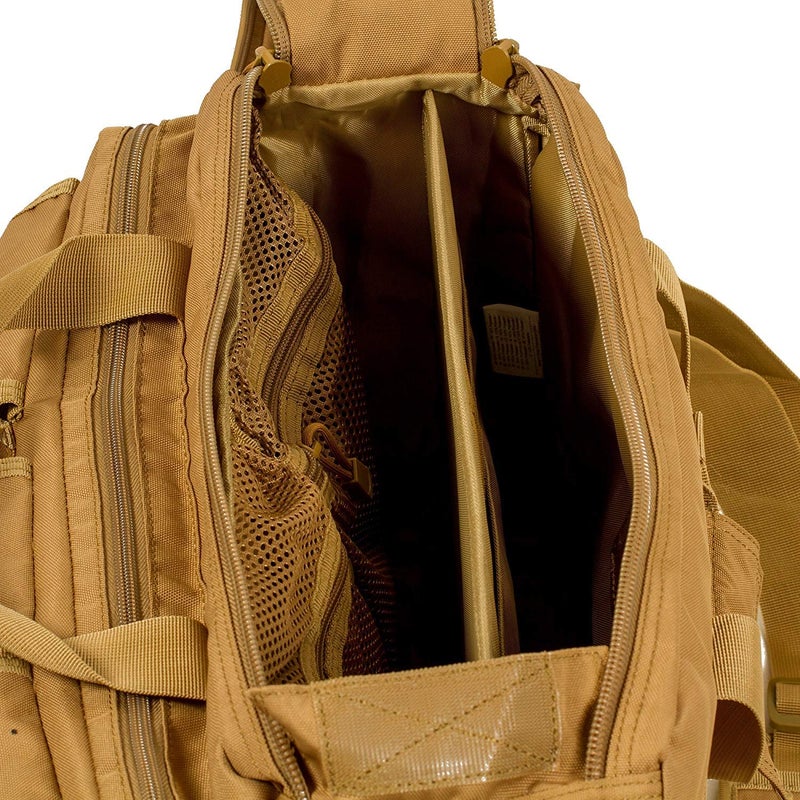 Seibertron Pro-Multifunction Shoulder Messenger Bag Fit for 14.1" Laptop Khaki - Image 5