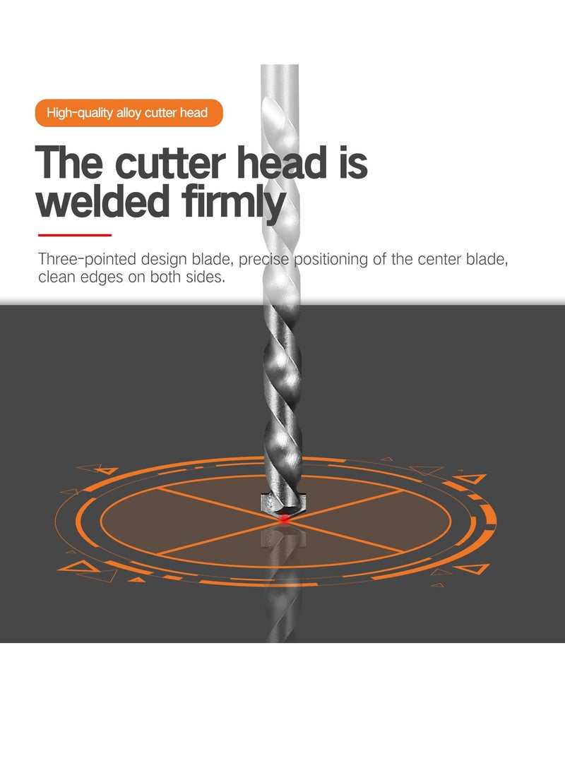 KSEIBI 4.0x75MM Concrete Drill Bit – Carbon Steel with TCT Head, Sand-Blasted Finish, Durable & Precision Drilling  - Image 2