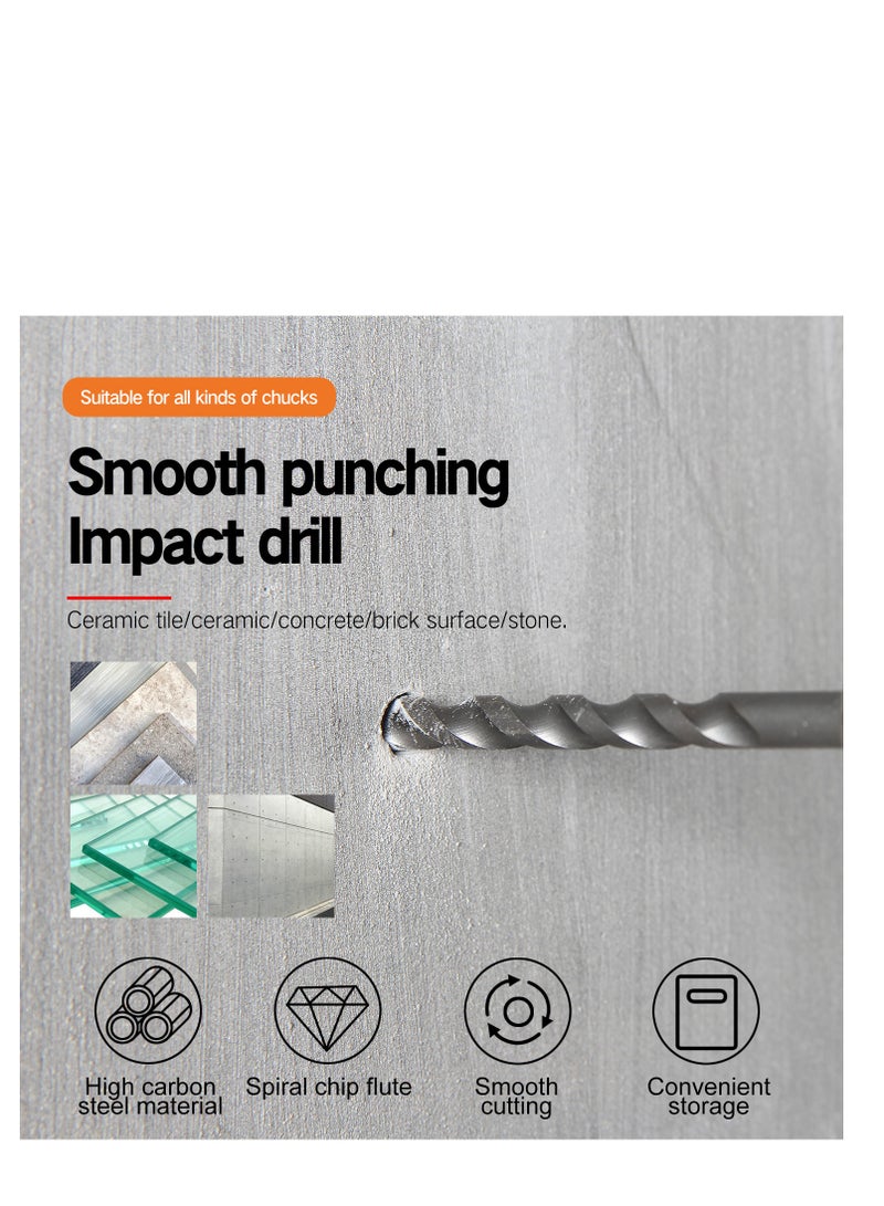 KSEIBI 4.0x75MM Concrete Drill Bit – Carbon Steel with TCT Head, Sand-Blasted Finish, Durable & Precision Drilling  - Image 4