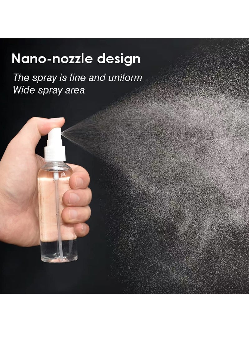 ZEJIA 3 Pack Small Spray Bottle, 2.7oz/80ml Travel Spray Bottle, Empty Fine Mist Spray Bottles, Refillable Mini Spray Bottles with Labels - Image 3