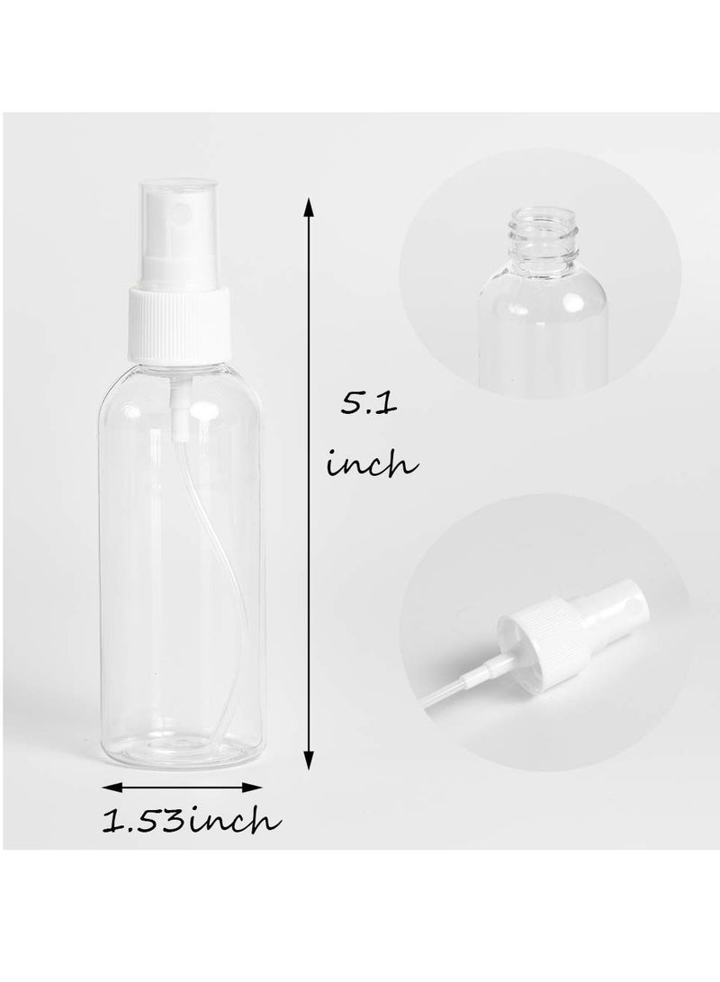 ZEJIA 3 Pack Small Spray Bottle, 2.7oz/80ml Travel Spray Bottle, Empty Fine Mist Spray Bottles, Refillable Mini Spray Bottles with Labels - Image 4