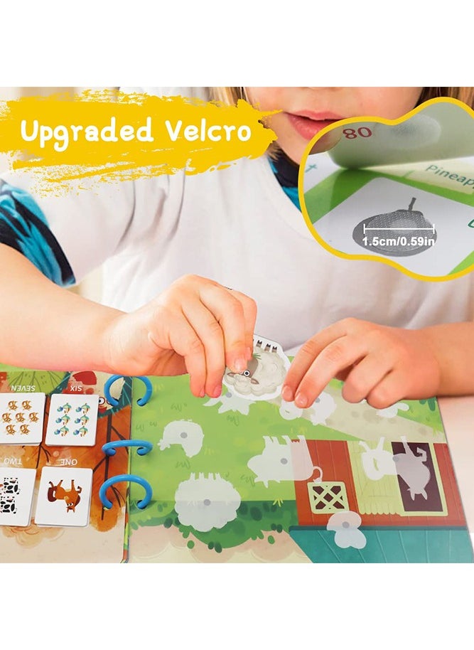 Bebiland Early Toddler Educational Busy Book, Farm Theme Preschool Learning Activities Quiet Book for Kids to Develop Learning Skills  - Image 5