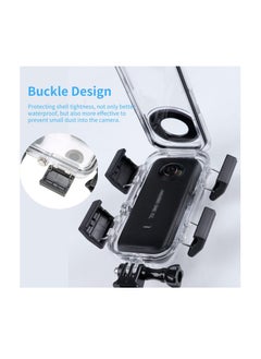 Y&D Waterproof Case Housing Dive for Insta360 ONE X2 Action Camera, Up to 40m/131ft, Diving, Snorkeling, Swimming  - Image 4