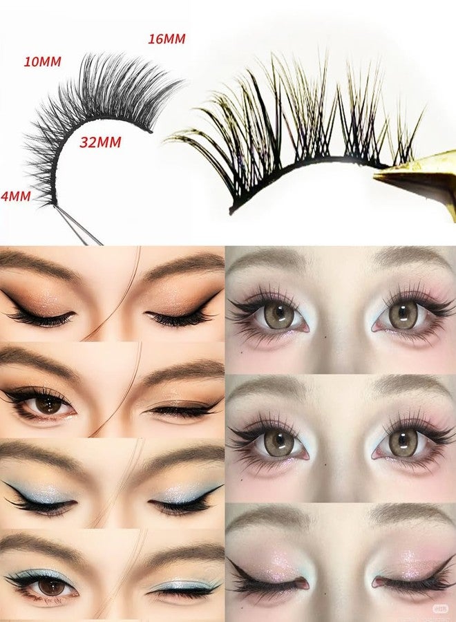 AM RONG MAGIC Professional 10pairs Faux 3D Mink Eyelashes Thick Long Multilayer Fluffy False Eyelashes,Dramatic False Eyelashes Handmade&Reusable Lashes (M-02) - Image 4
