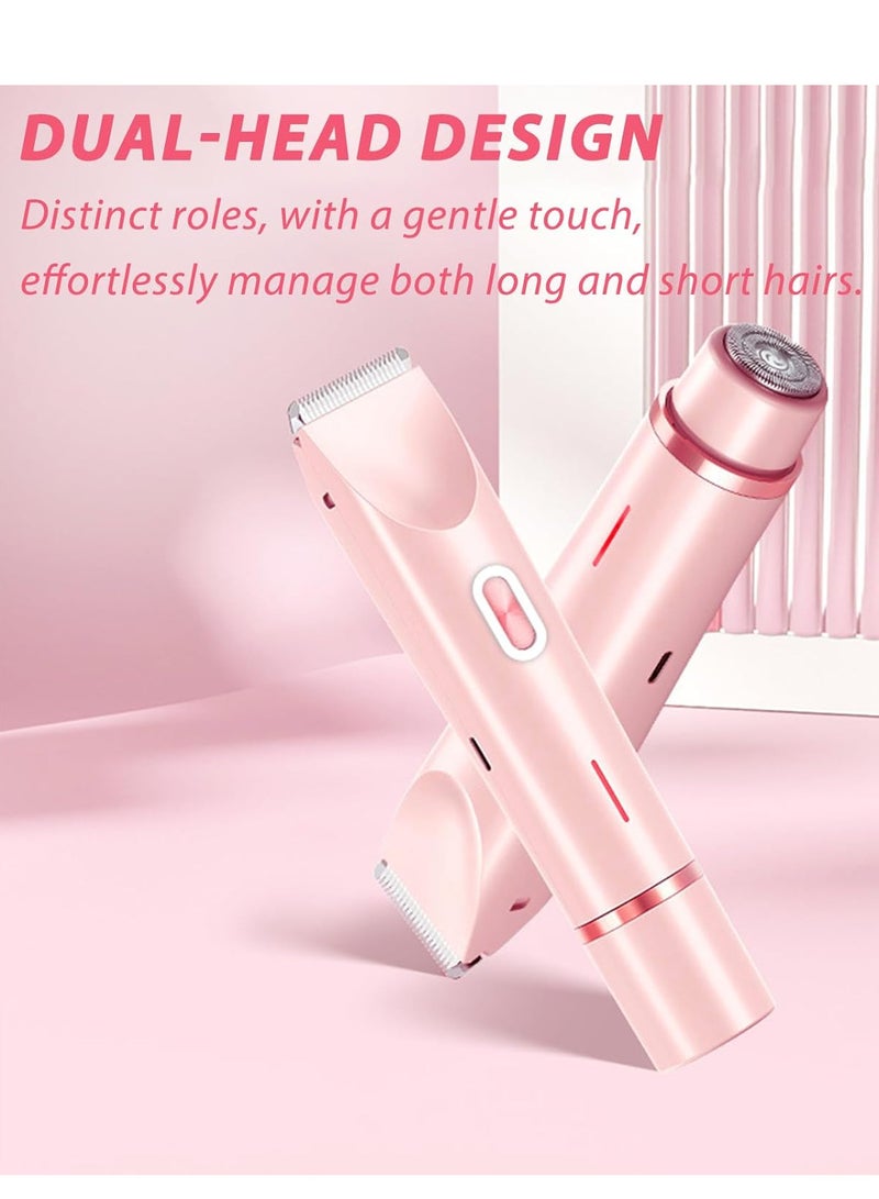 Generic Glow Aura Womens Shaver, Glow Aura Electric Razor,Glow Aura Dual Headed Shaver 2 in 1,Glow Aura Bikini Shaver,Glow Shave Womens Body Shaver - Image 2