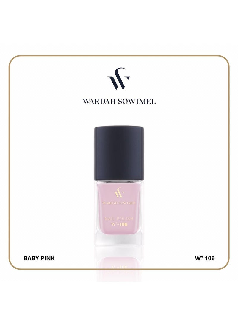 وردة صويمل طلاء أظافر من وردة صويمل - وردي فاتح - W106 - Image 2
