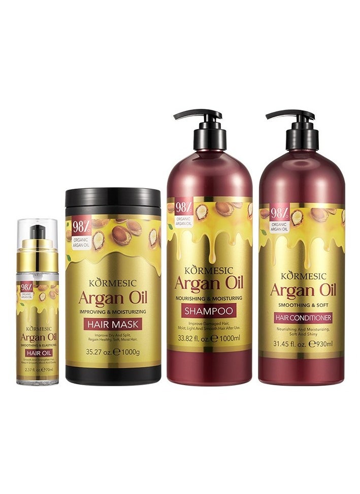 Kormesic Argan Oil Conditioner 930ml - Nourishing & Repairing  - Image 4