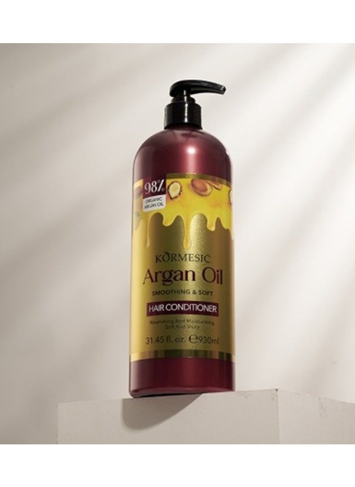 Kormesic Argan Oil Conditioner 930ml - Nourishing & Repairing  - Image 5