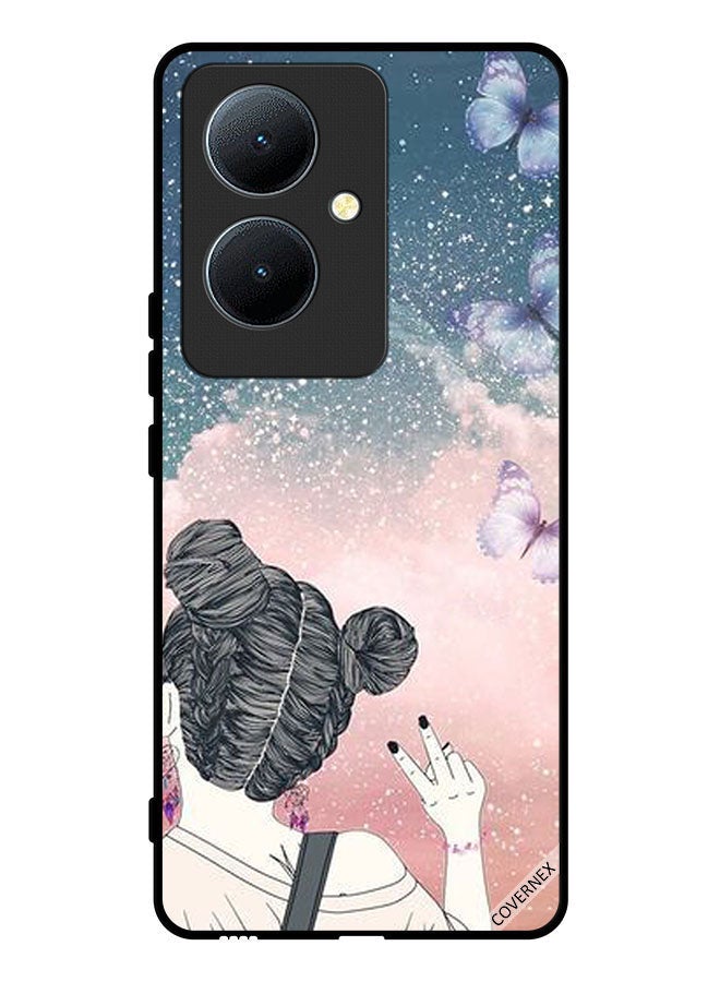 Covernex Protective Case Cover For Vivo Y78 5G Making Victory Sign Art - Image 1