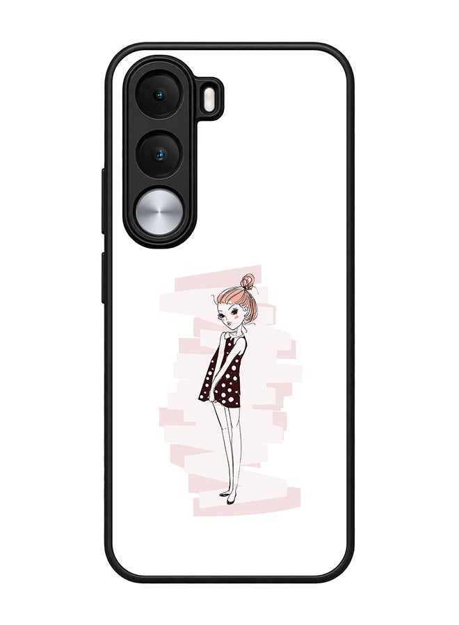 Stylizedd Rugged Case for realme C100i / C100x / P4x- Slim Fit Hybrid Rubber Cover Shy Teen - Image 1