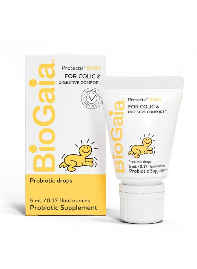 BioGaia Protectis Baby Probiotic Drops | Reduces Colic, Gas & Spit-ups | Healthy Reduces Crying & Fussing & Promotes Digestive Comfort | Newborns, Babies & Infants 0-12 Months | 0.17 oz - Image 2