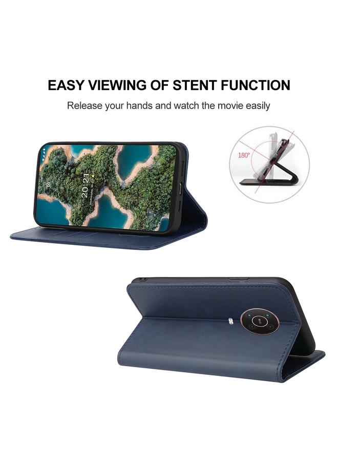 S-TOP Case For Nokia X20 / X10 Magnetic Closure Leather Phone Case - Image 4