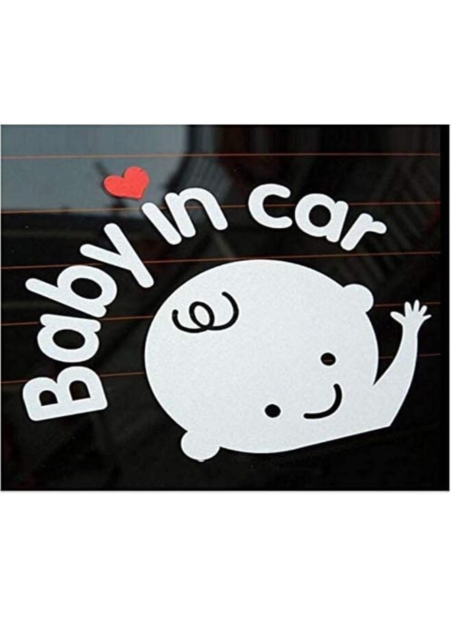 Baby On Board Baby In Car Sticker - Boy