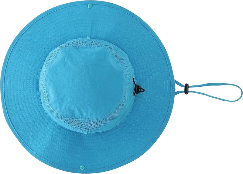 Connectyle Wide Brim Sun Hat for Men Breathable Cowboy Boonie Hat UPF 50+ Sun Protection Bucket Hat for Fishing Hiking - Image 3