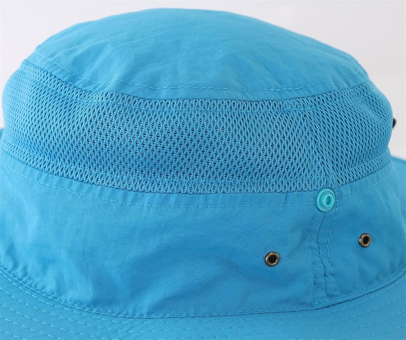 Connectyle Wide Brim Sun Hat for Men Breathable Cowboy Boonie Hat UPF 50+ Sun Protection Bucket Hat for Fishing Hiking - Image 4