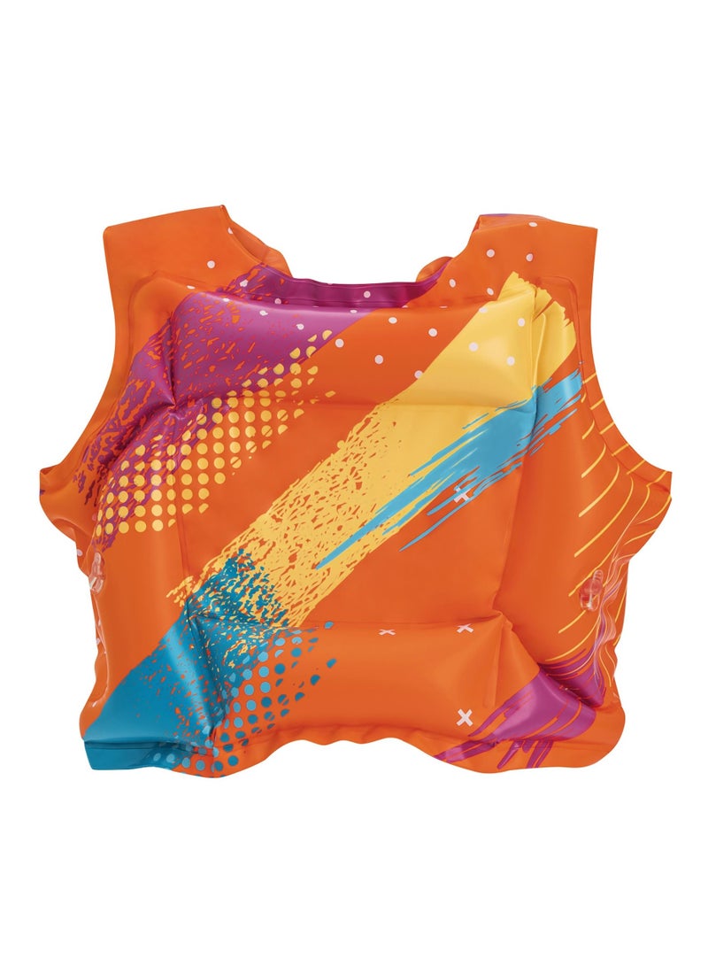 Bestway Swim Safe Colorful Tough Lite Swim Vest 16" x 12"/41cm x 30cm - Image 2