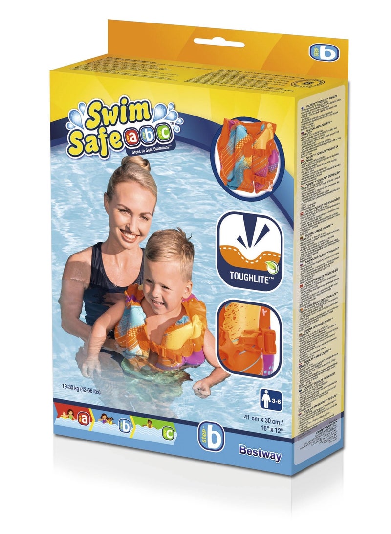 Bestway Swim Safe Colorful Tough Lite Swim Vest 16" x 12"/41cm x 30cm - Image 5