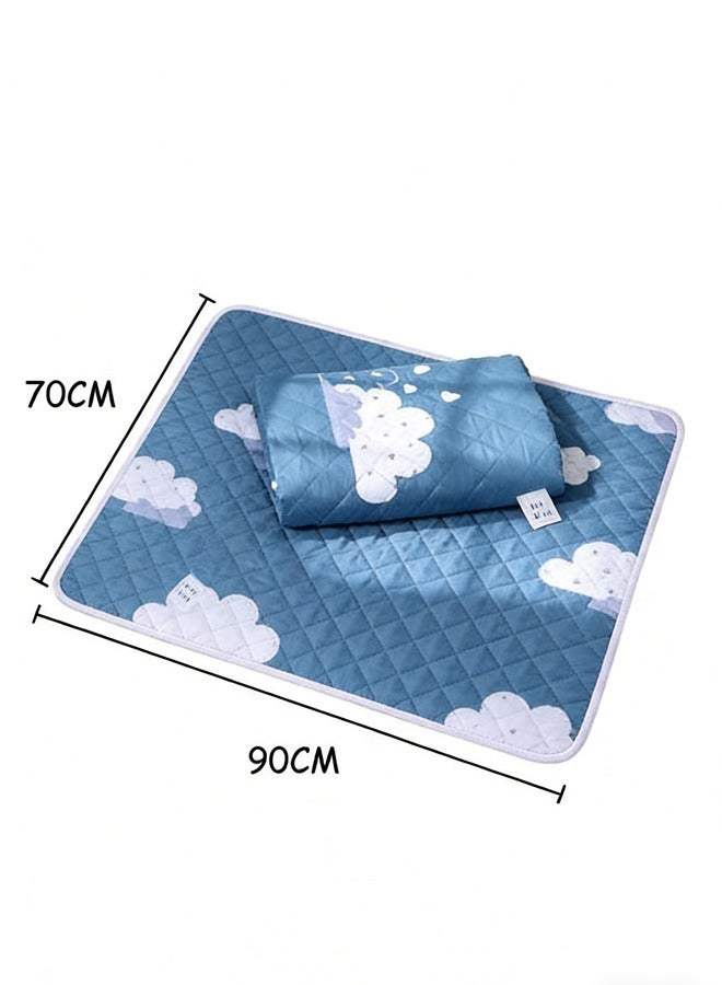 Berma Baby Baby Waterproof Pad Washable Non-Slip Baby Crib Mattress Pad Potty Training Pads 70*90CM Reusable Underpads Bed for Baby Sleeping Pee Pads for Kids - Image 2