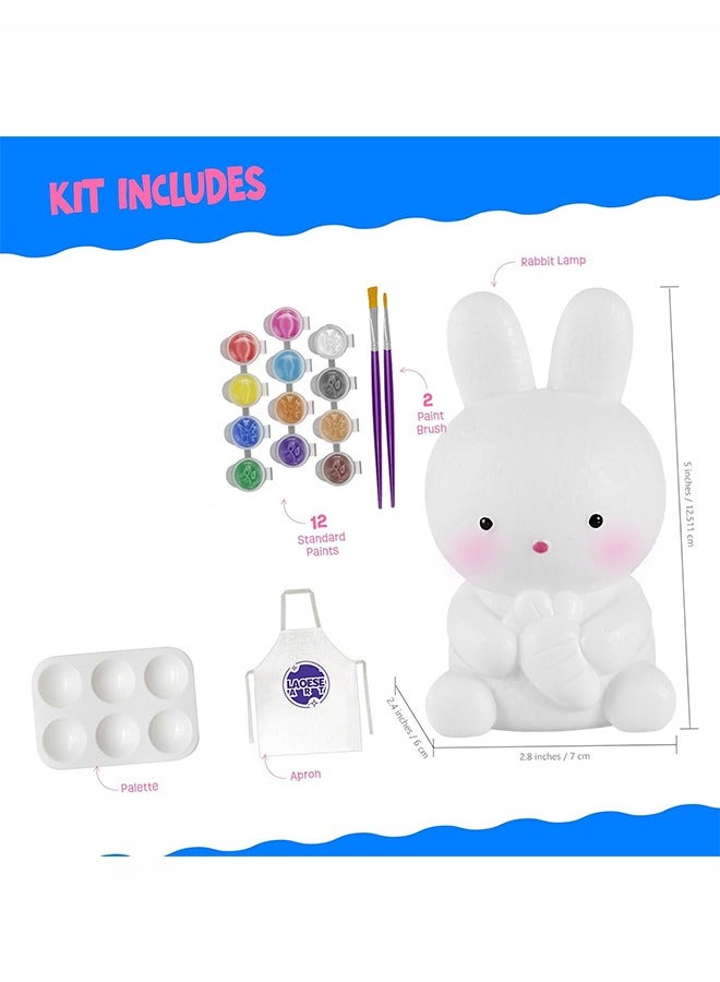 يوڠام مجموعة طلاء مصباح الأرنب الخاصة بك، مجموعة مستلزمات فنية وحرفية، مجموعة تلوين للأطفال من عمر 6 إلى 12 سنة، فنون وحرف للأطفال من عمر 8 إلى 12 سنة، ألعاب هدايا عيد ميلاد للبنات والأولاد من عمر 6 و7 و8 و9 و10 و11 و12 سنة - Image 3
