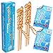 Atlasonix Giant Bubble Wand Big Bubble Wand Huge Rope 2 Pack Giant Bubble Wooden Wands 256 Ounces Bubble Mix Concentrate Refill Party Outdoor Summer Toys Activities for Kids Boys and Girls Kit - Image 3