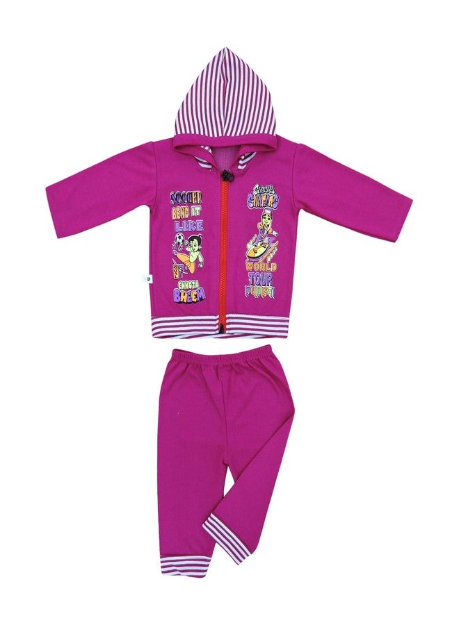 Kiddos Baby Boys and Girls Full Sleeve Printed Hoodie and Jogger Set Combo-Pack of 5 (18-24 Months) - Image 3