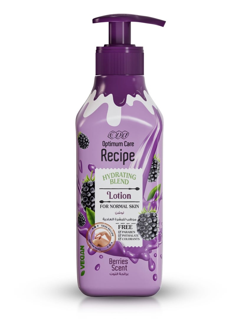 إيفا ايفا بادي لوشن  أوبتيموم كير لوشن مرطب الجسم للبشرة العادية برائحة التوت 370 ml