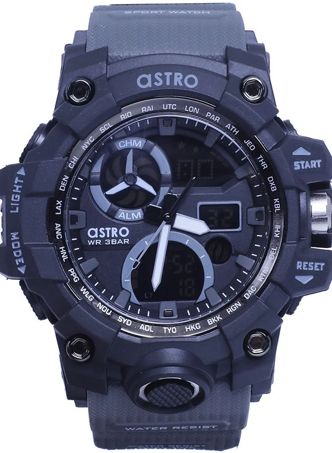 ASTRO ASTRO Kid's Analog-Digital Black Dial Watch - A20808-PPBB