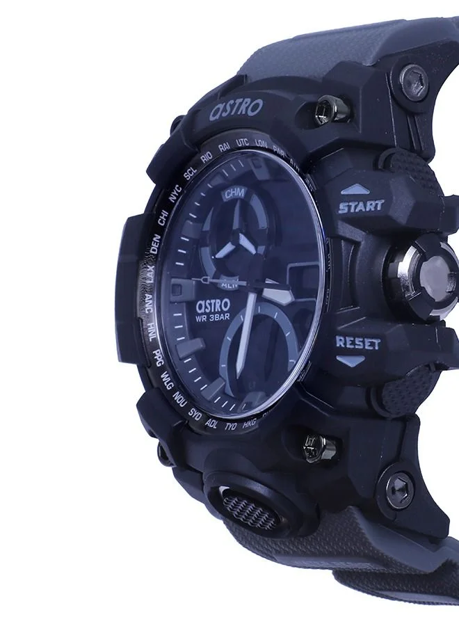 ASTRO ASTRO Kid's Analog-Digital Black Dial Watch - A20808-PPBB