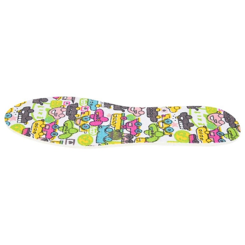 Kids Soft Latex Car Pattern Insole Breathable Shoe Cushion Size 26 36 - Image 4