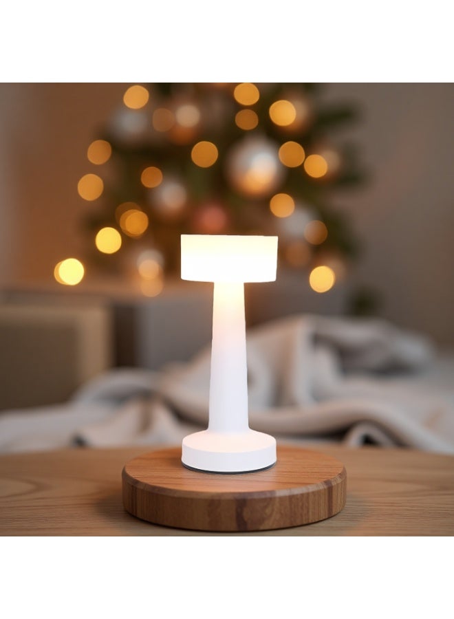 Portable USB-Rechargeable LED Dumbbell Mood Lamp – Bar, Bedroom & Café Décor,Touch Switch LED Rechargeable Bar Night Light for Night Clubs Parties, - Image 1