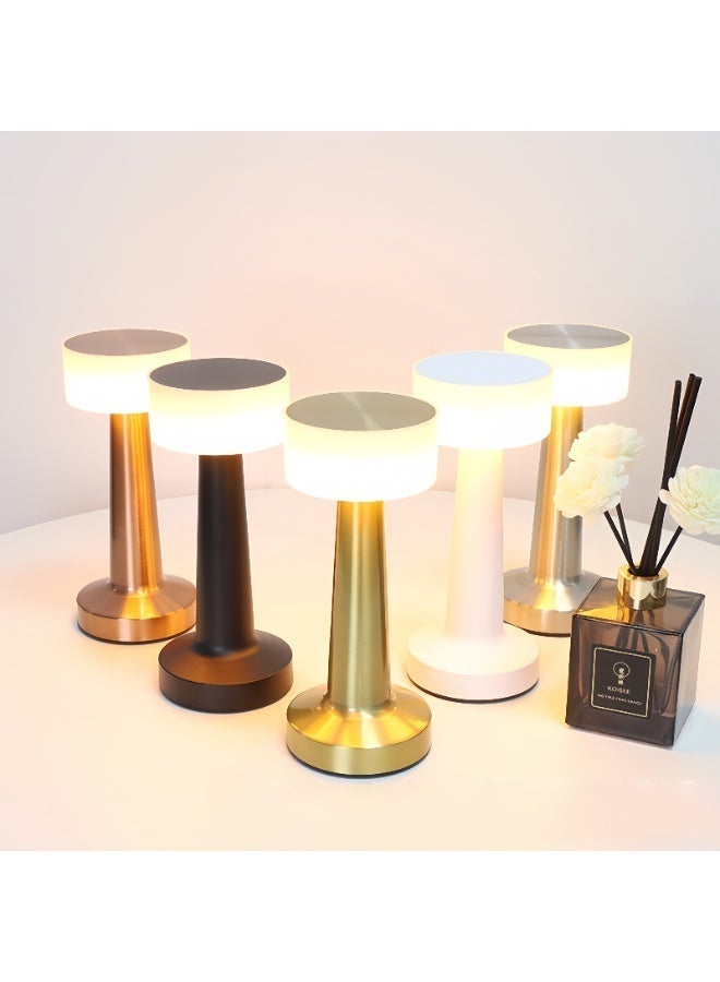 Portable USB-Rechargeable LED Dumbbell Mood Lamp – Bar, Bedroom & Café Décor,Touch Switch LED Rechargeable Bar Night Light for Night Clubs Parties, - Image 3