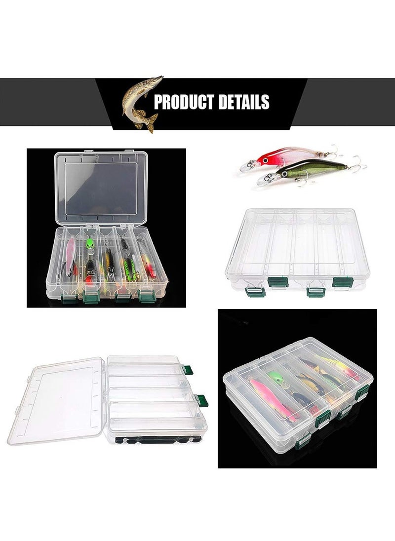 Generic Double Sided Waterproof Fishing Tackle Box for Lures and Accessories Storage  - Image 3