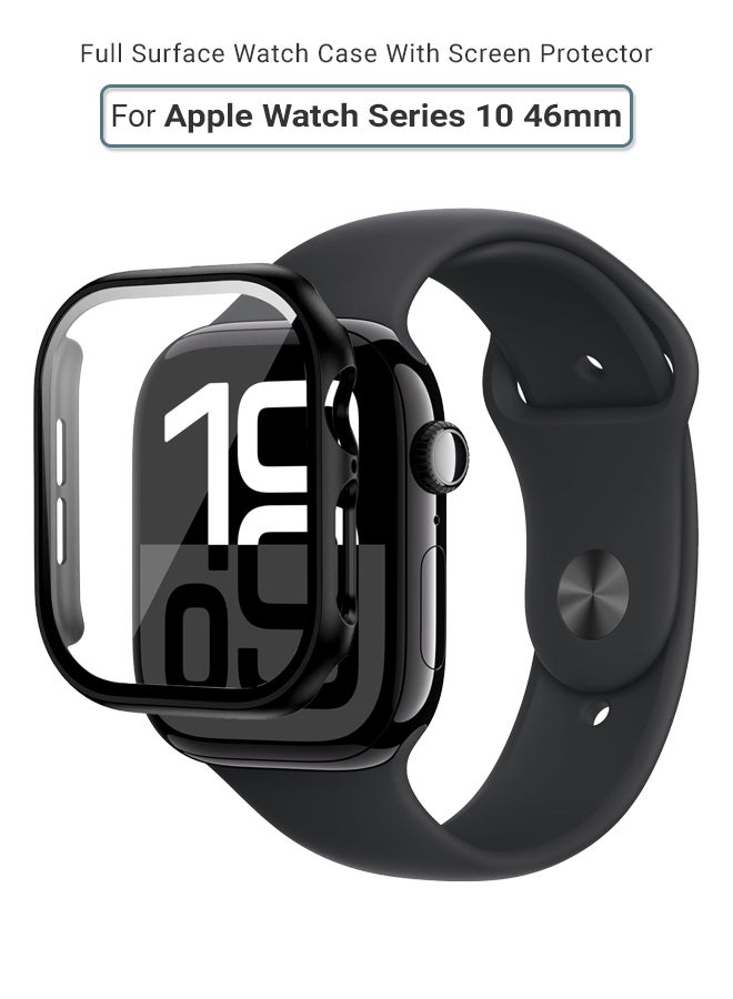 huanmate Apple Watch Series 10 46mm Smart Watch Case with Screen Protector – All-Round Protection, Crisp Display Clarity, Anti-Scratch & Smudge-Resistant, Durable Build, Easy Snap-On Design  - Image 1