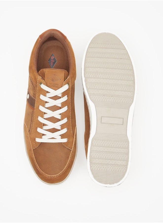 Lee Cooper - حذاء رياضي كاجوال برباط ومزخرف للرجال - Image 1