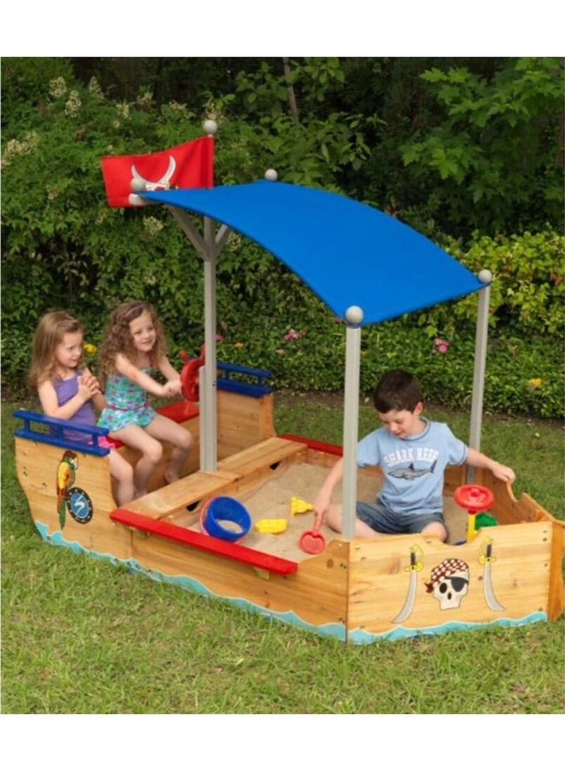 KidKraft Pirate Sand Boat - Image 3