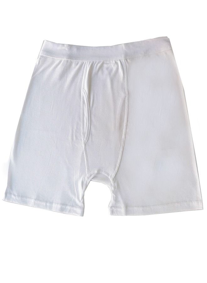 Byford Mens Boxer Knitted White - Image 2