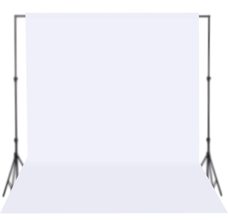 Boltove® 8FTX10FT White Backdrop Background Rod Pocket for Photography Backdrop,Photoshoot Background,Video Production, Home Decoration,Weddings, Newborns, Product Photography, Screen Video, Curtain - Image 1