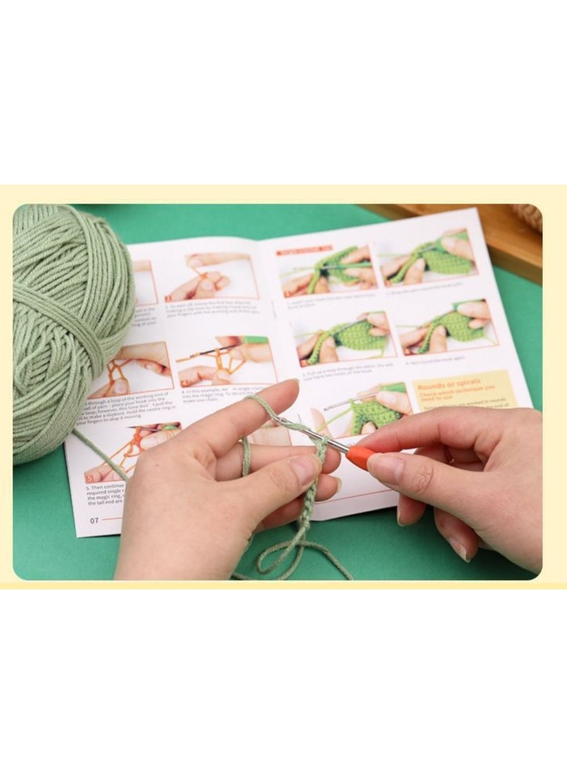 Crochet Kit Rose Plant Crochet Set for Beginners, Complete Crochet Set with Step-by-Step Video Tutorials, Ideal DIY Gift for Adults and Craft Lovers - Image 2