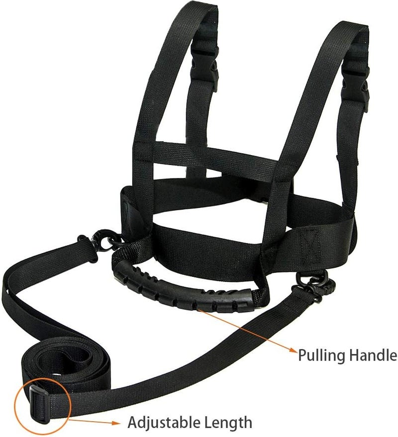 ZipSeven Kids Ski Harness Heavy Duty Ski Shoulder Training Harness Ski Training Leash for Skating, Skateboarding, Snowboard, Roller Skating, Cycling for Kids and Beginners - Image 5