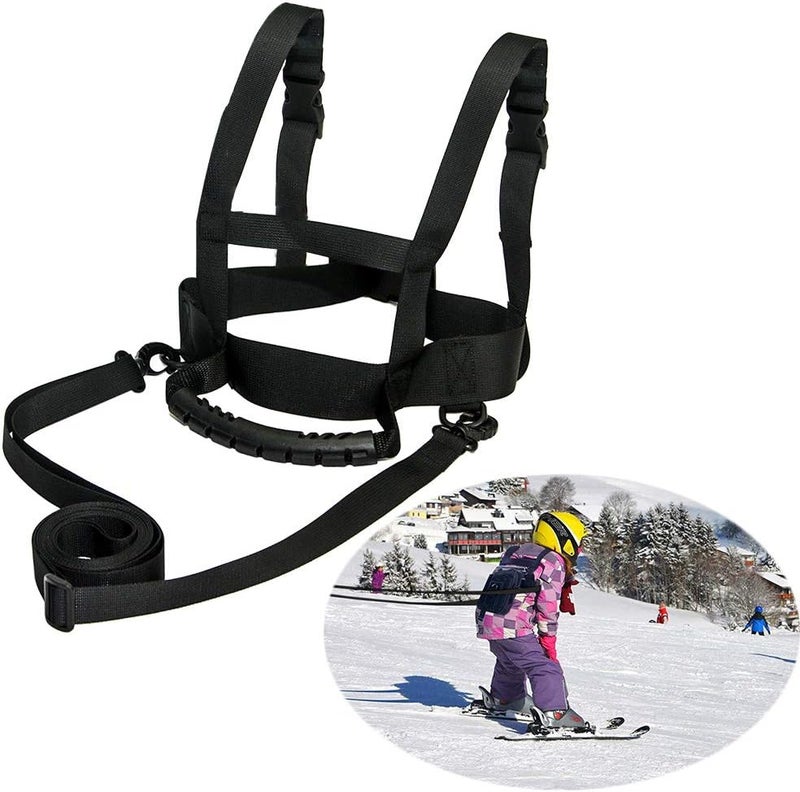 ZipSeven Kids Ski Harness Heavy Duty Ski Shoulder Training Harness Ski Training Leash for Skating, Skateboarding, Snowboard, Roller Skating, Cycling for Kids and Beginners - Image 2