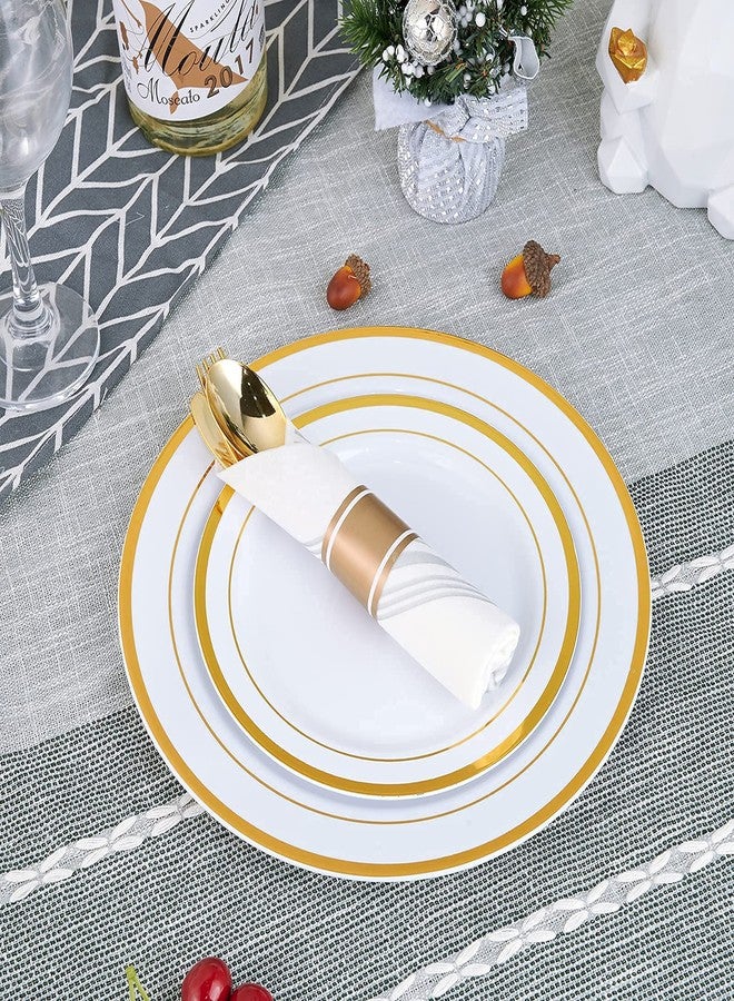 Vplus 150 PACK Guest Towels Disposable Bathroom, Decorative Bathroom Napkins, Soft, and Absorbent Disposable Paper Hand Towel for Dinners, Kitchen, Parties, Weddings, Christmas Party - Image 2