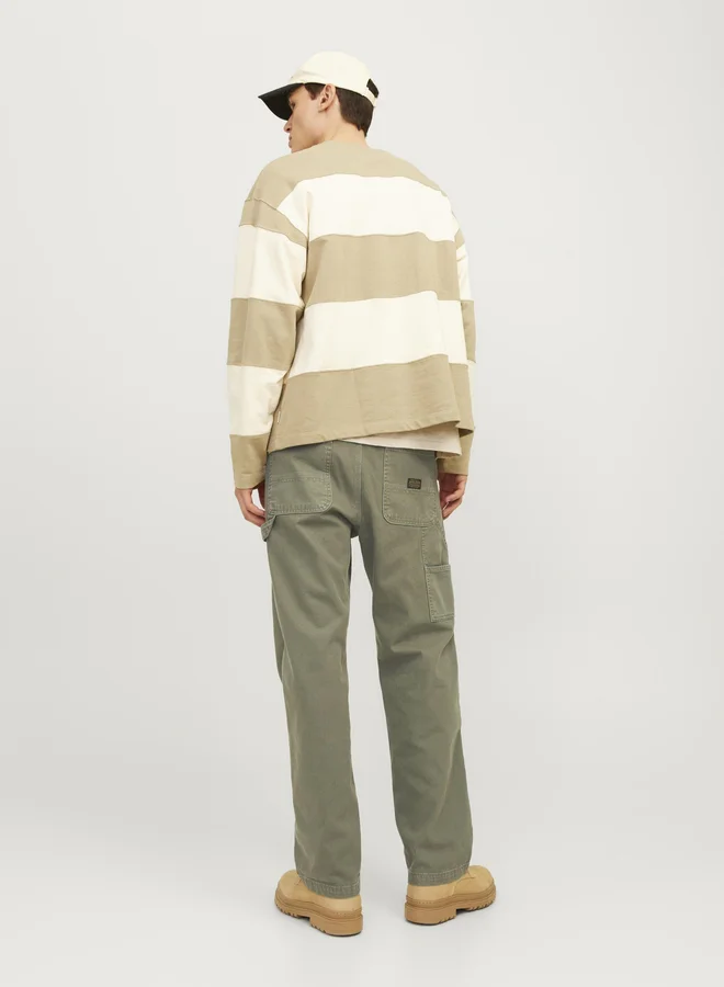 JACK & JONES Jack & Jones Loose Fit Worker Pants with Loop