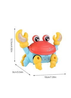 MUMS PLANET 3D Light Up Crab - A charming crawling crab toy designed for children, provides a fun combination of music and colorful lights to promote interactive learning and development skills during play. Multi-colored - Interactive toys for children - Developmental toys - Educational toys - Gift for children  - Image 3