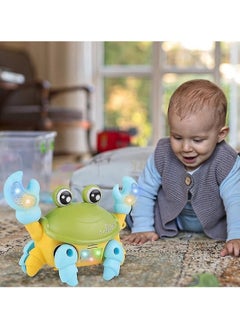 MUMS PLANET 3D Light Up Crab - A charming crawling crab toy designed for children, provides a fun combination of music and colorful lights to promote interactive learning and development skills during play. Multi-colored - Interactive toys for children - Developmental toys - Educational toys - Gift for children  - Image 5