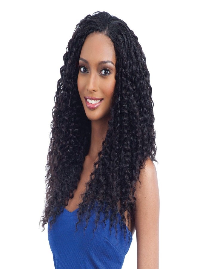 SHAKE-N-GO Saga Human Hair Crochet Braid Standard Type SUPER CURL 10" (1 Jet Black, 1-Pack) - Image 2