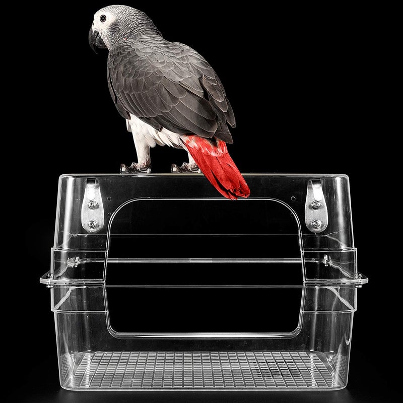 Colorday Large Bird Bath for Cage, Parrot Bath for Parakeet, African Grey, Amazon, Conure, Cockatiel(13X11X8 inch) - Image 2