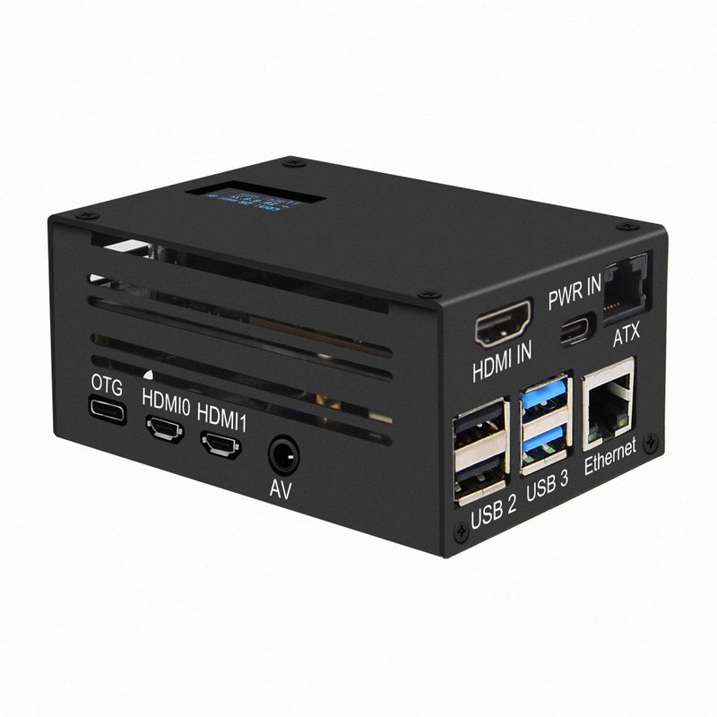 Geekworm KVMA3 Kit for Raspberry Pi 4 Open Source KVM Over IP Compatible with KVM V3 Platform Only Unassembled and Not Include Raspberry Pi 4SD CardPower Adapter