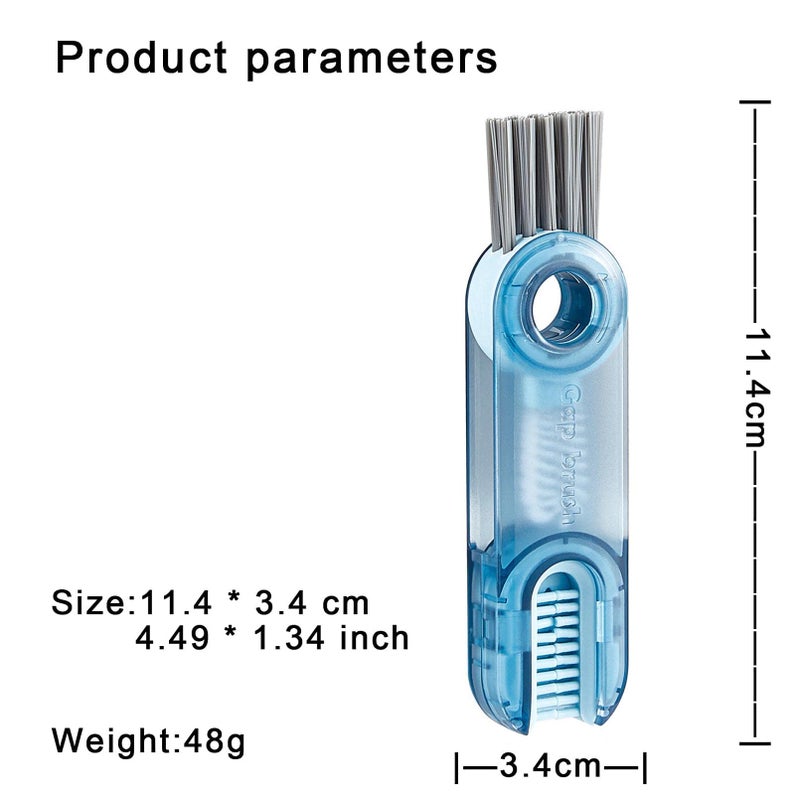 BGCYEGD ABBCDTT 3-in-1 multifunctional cleaning brush, bottle cleaning brush, gap cleaning brush, bottle cleaning brush, bottle brush for cleaning water bottles - Image 2