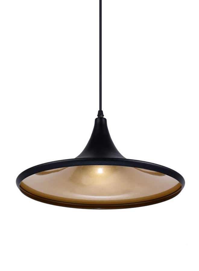 El Rawda Lighting Orla Ceiling Lamp - Single | modern decorative LED E27 pendant light ceiling lamp hanging | suitable for any room | Color: Black | Size: 70x36 cm - Image 2