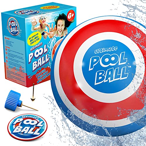 Activ Life Ultimate Pool Ball WaterFillable Underwater Ball Passing Dribbling Diving Fun Swimming Pool Toys for Kids Adults Summer Gifts Beach Games for Family BlueRed 6 - Image 1